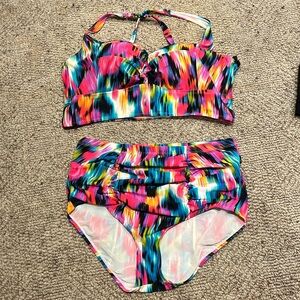 Torrid colourful Bikini